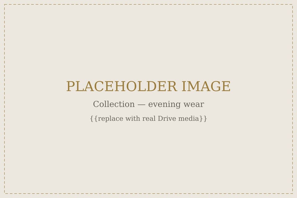 Sequinned evening wear embellishment